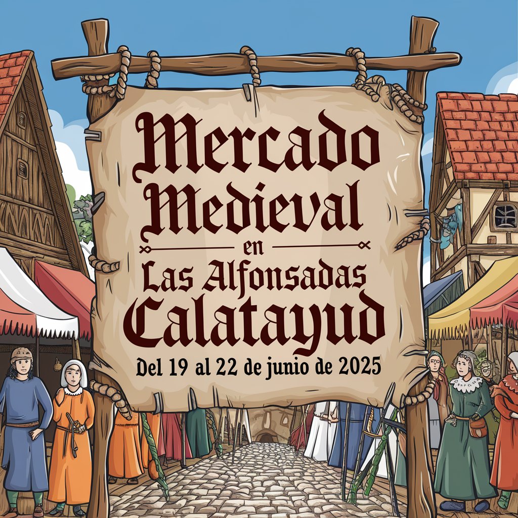 Mercado Medieval Las Alfonsadas en Calatayud 2025
