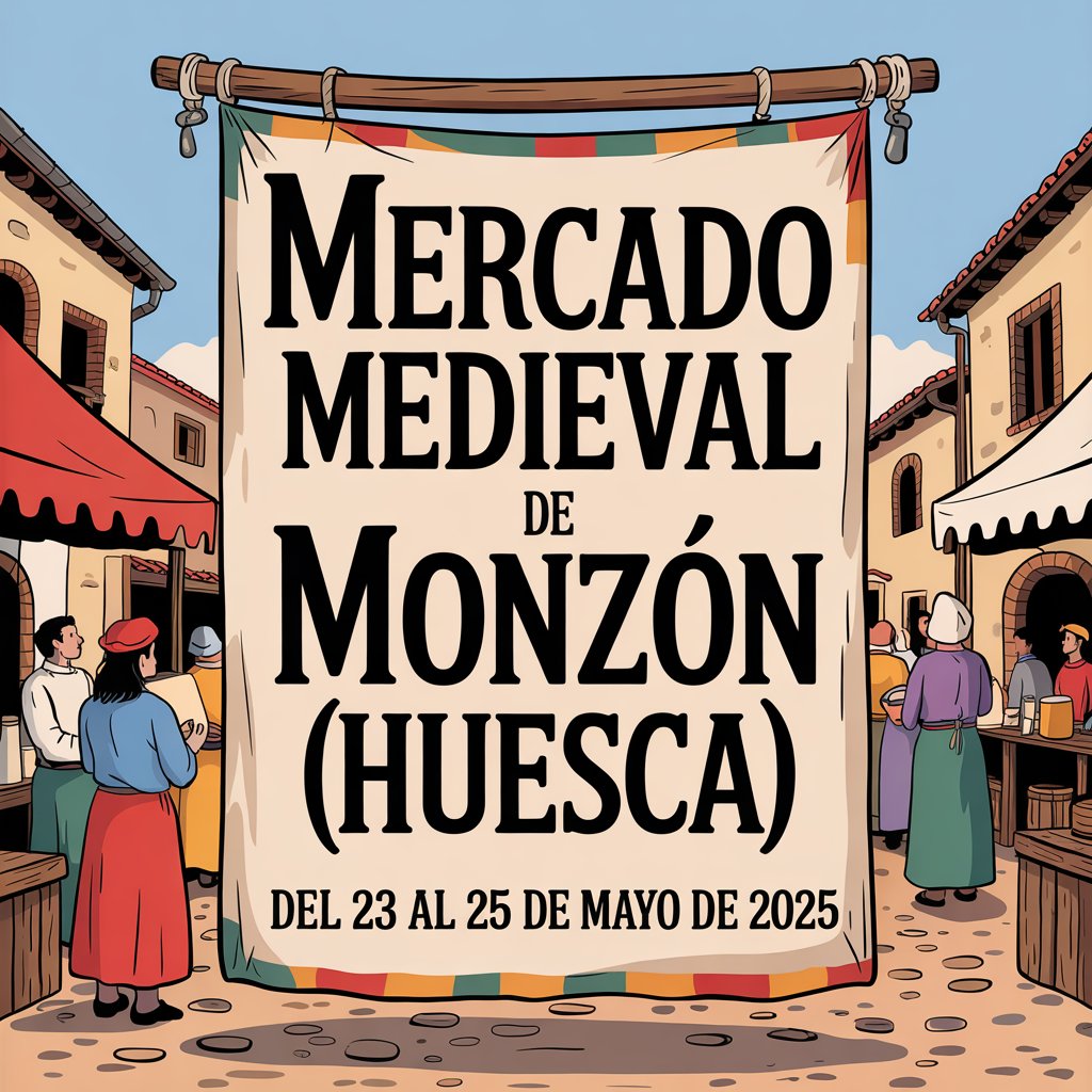 Mercado Medieval de Monzón (Huesca) 2025