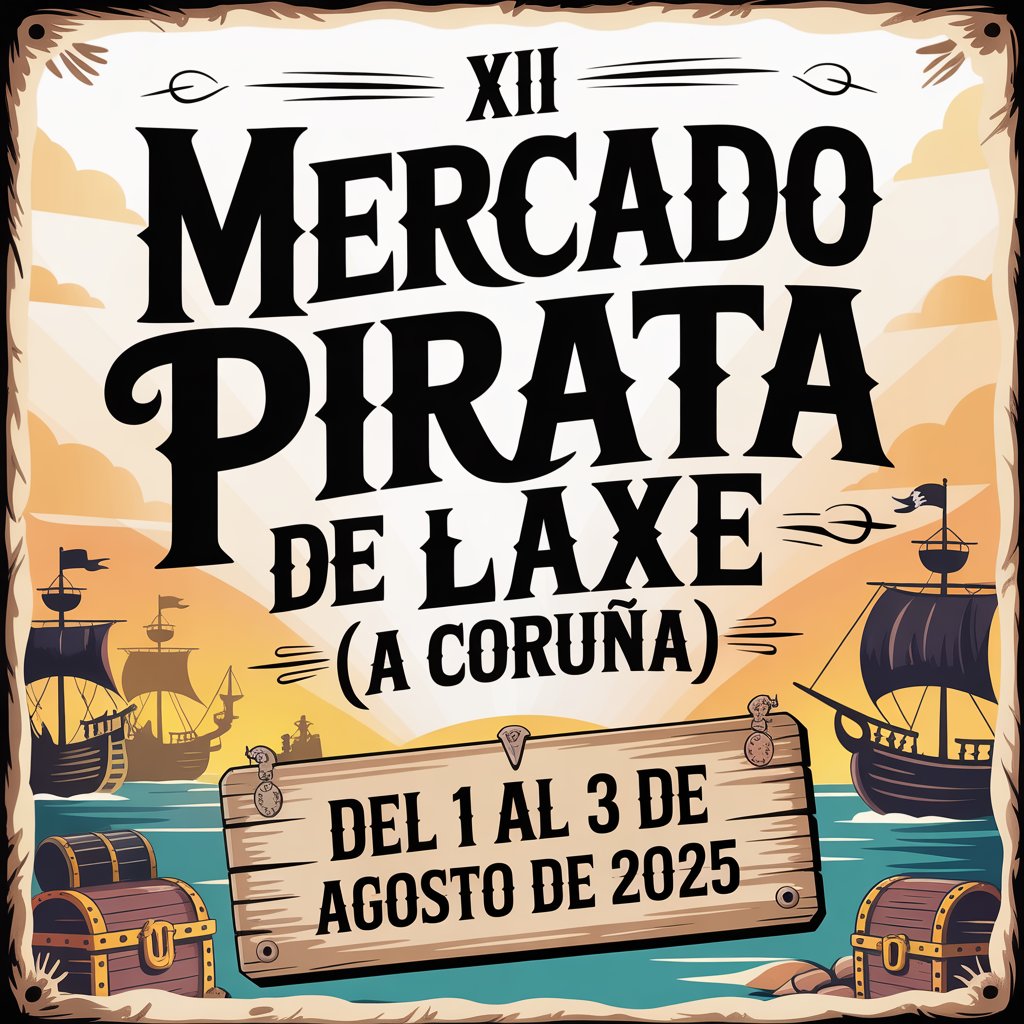 XII Mercado Pirata de Laxe (A Coruña) 2025