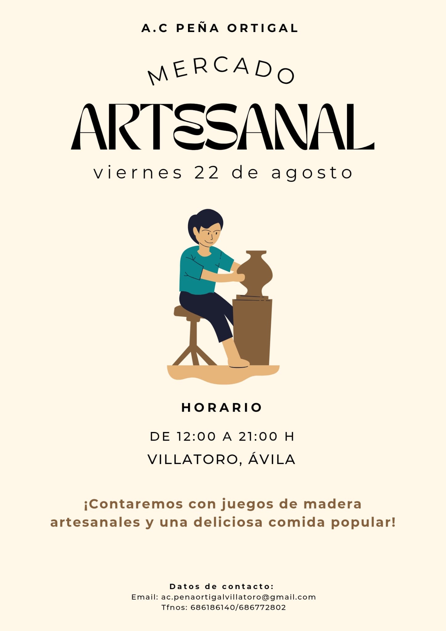 Mercado Artesanal Villatoro (Ávila) 2025