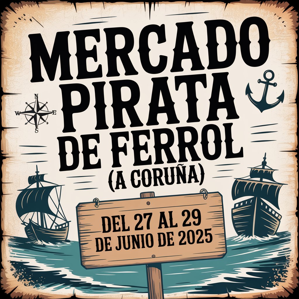 Mercado Pirata de Ferrol (A Coruña) 2025