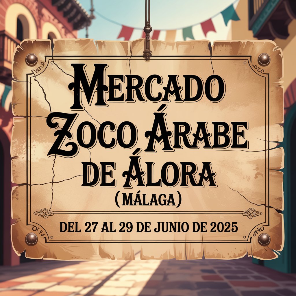 Mercado Zoco Árabe de Álora (Málaga) 2025