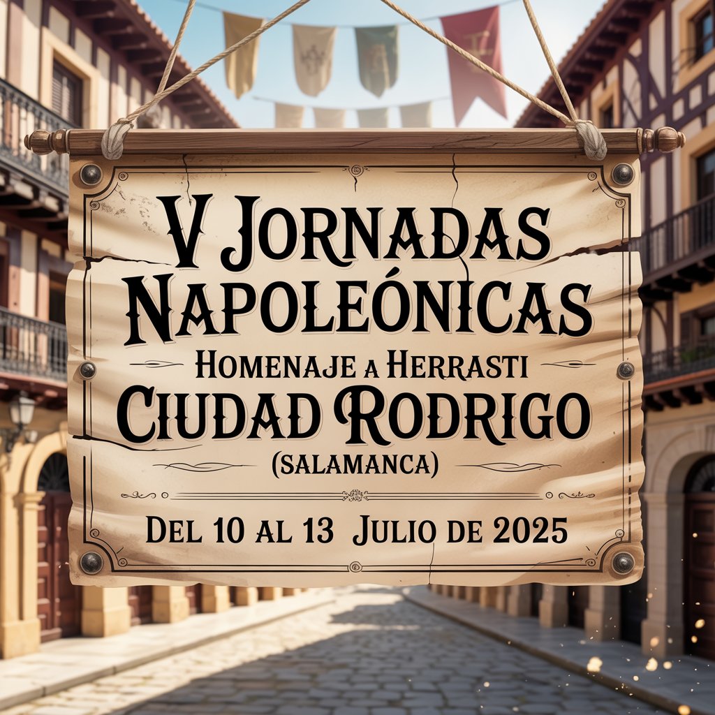 V Jornadas Napoleónicas Homenaje a Herrasti en Ciudad Rodrigo (Salamanca) 2025