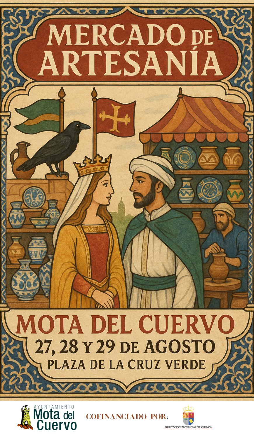 Mercado de artesanía de Mota del Cuervo (Cuenca) 2025