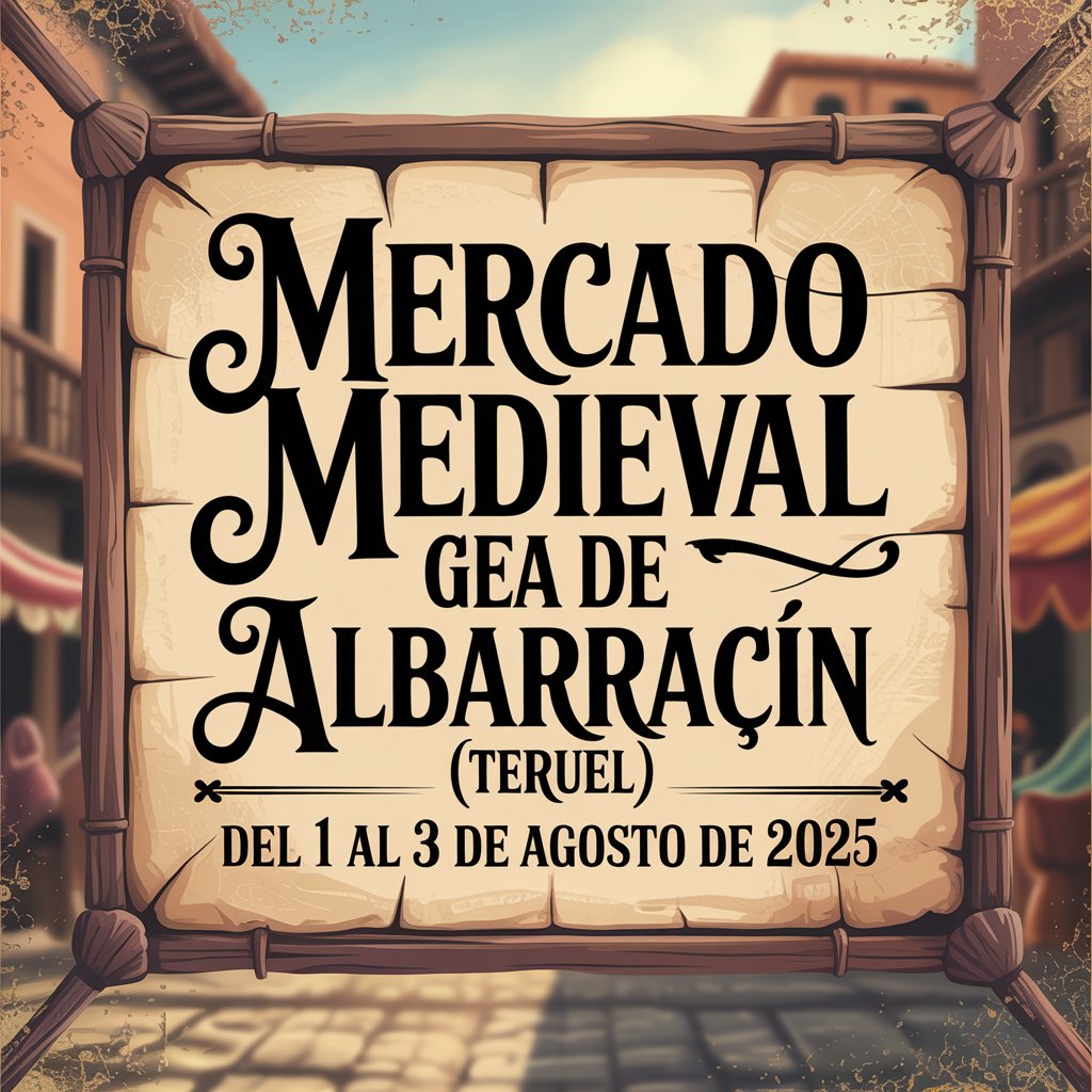 Mercado Medieval en Gea de Albarracín (Teruel) 2025 Mercado Medieval en Gea de Albarracín (Teruel) 2025