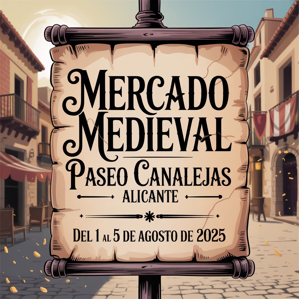 Mercado Medieval en el Paseo Canalejas de Alicante 2025 Mercado Medieval en el Paseo Canalejas de Alicante 2025