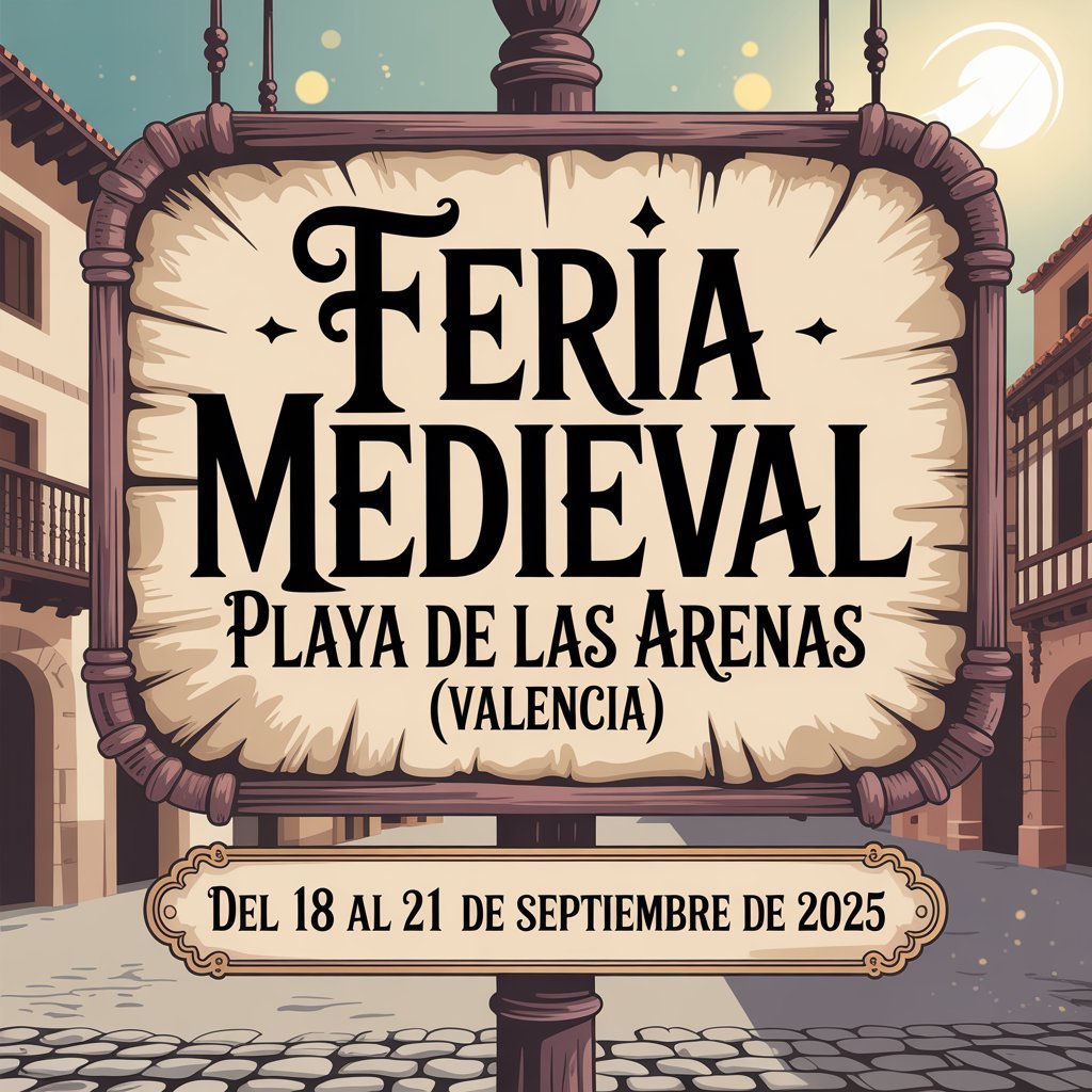 Feria Medieval en La Playa de Las Arenas (Valencia) 2025