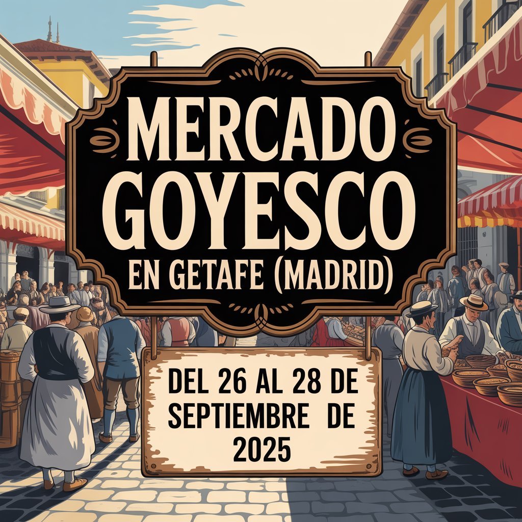 Mercado Goyesco en Getafe (Madrid) 2025