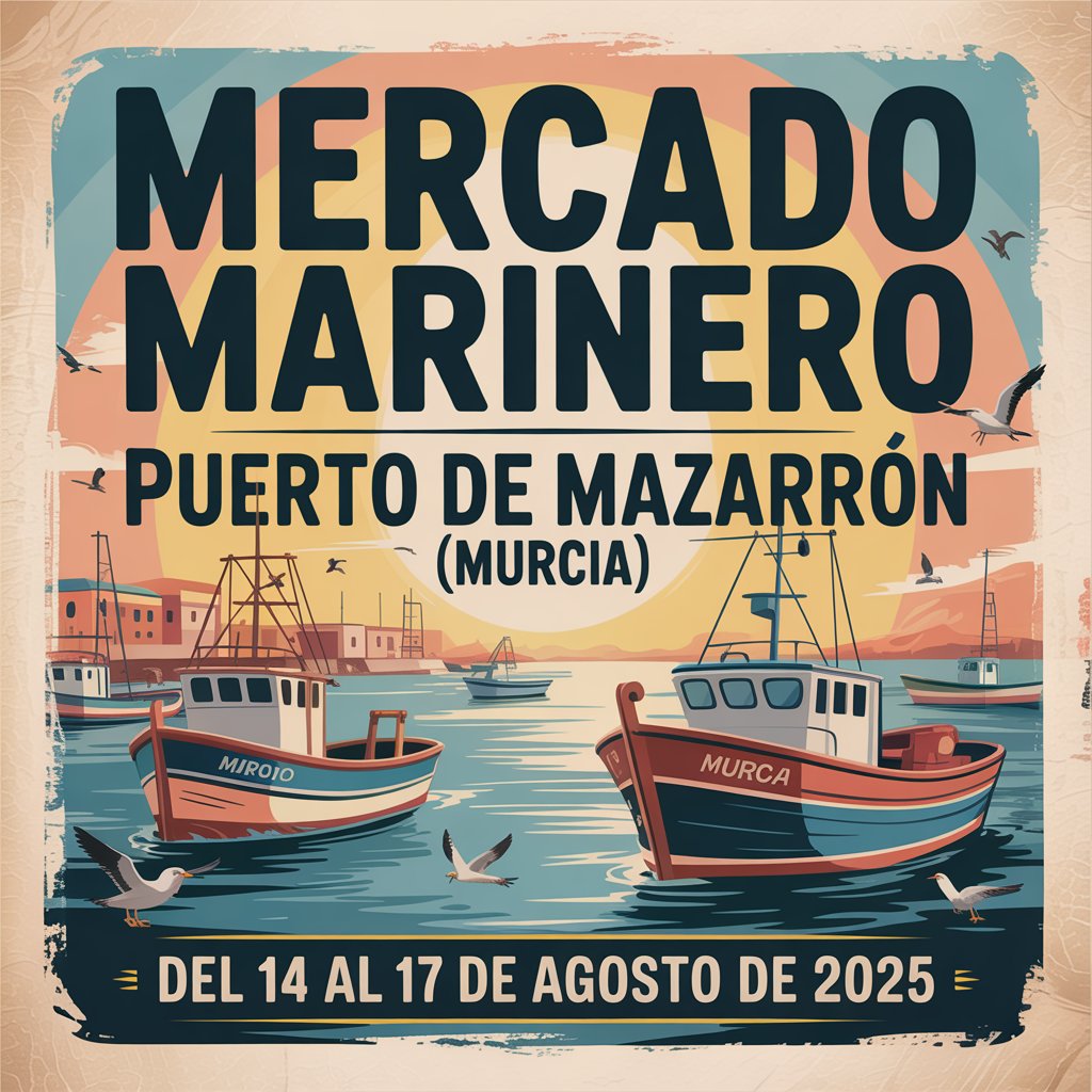 Mercado Marinero del Puerto de Mazarrón (Murcia) 2025