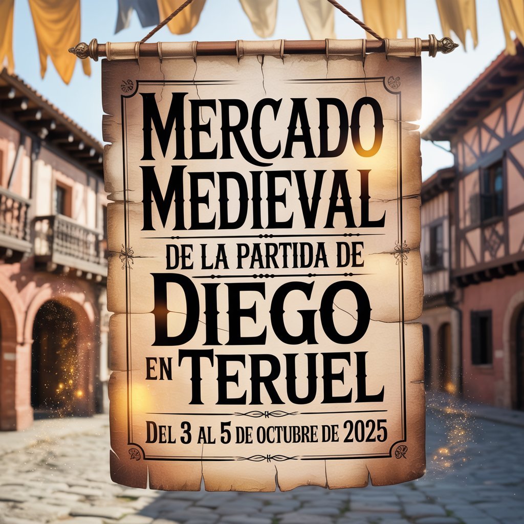 Mercado Medieval de La Partida de Diego en Teruel 2025