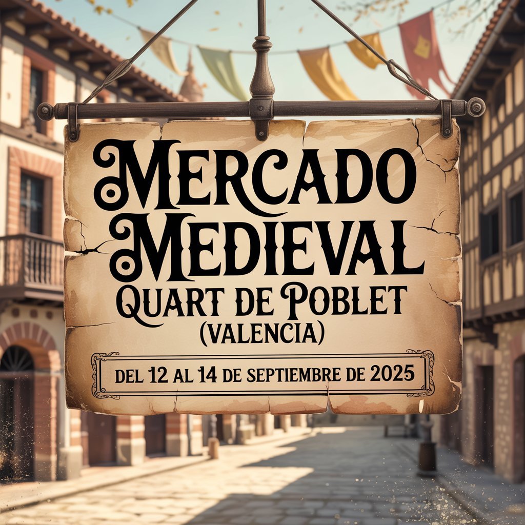 Mercado Medieval de Quart de Poblet (Valencia) 2025