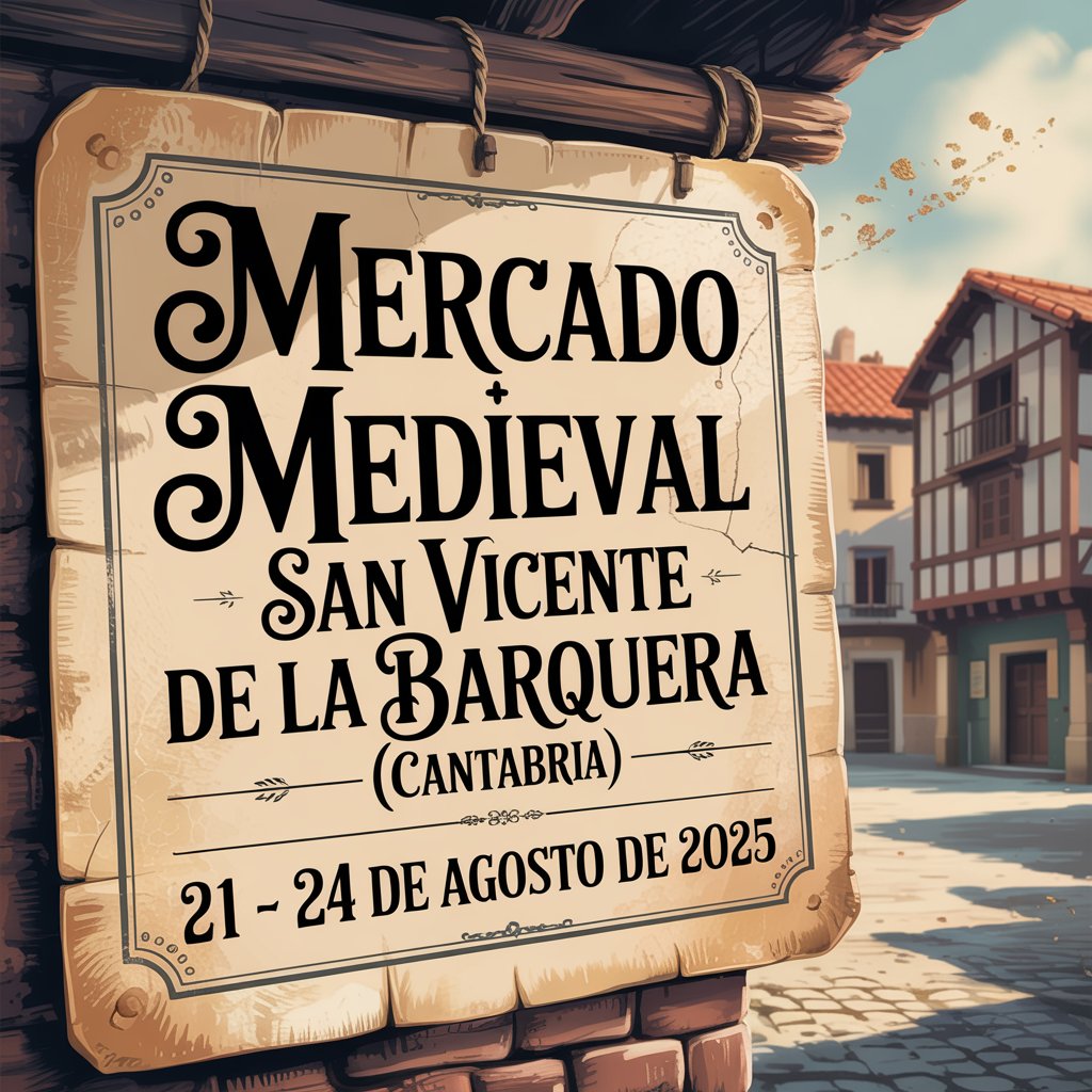 Mercado Medieval de San Vicente de La Barquera (Cantabria) 2025