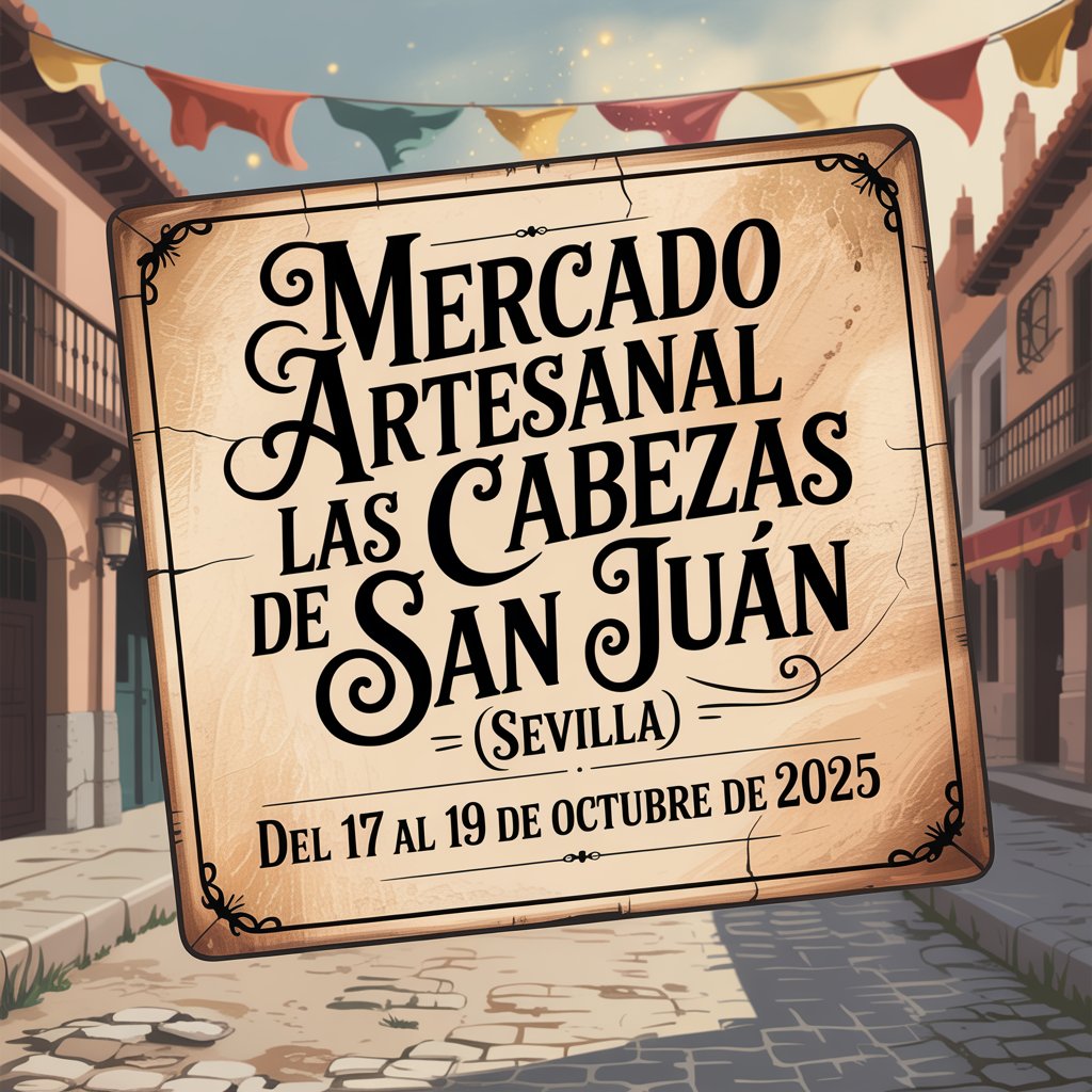 Mercado artesanal en Las Cabezas de San Juan (Sevilla) 2025 Mercado artesanal en Las Cabezas de San Juan (Sevilla) 2025