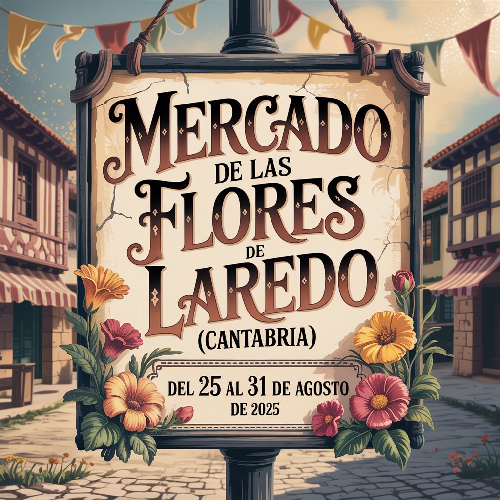 Mercado de las Flores de Laredo (Cantabria) 2025