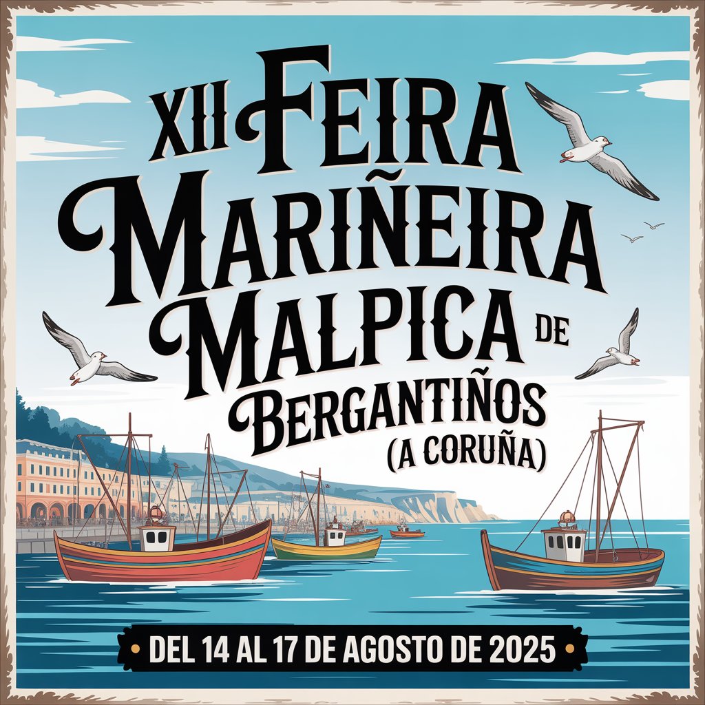 XII Feira Mariñeira Malpica de Bergantiños (A Coruña) 2025 XII Feira Mariñeira Malpica de Bergantiños (A Coruña) 2025