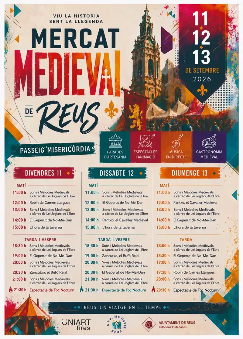 Mercat Medieval de Reus 2026