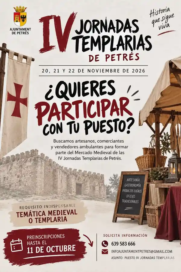 IV Jornadas Templarias en Petrés (Valencia) 2025