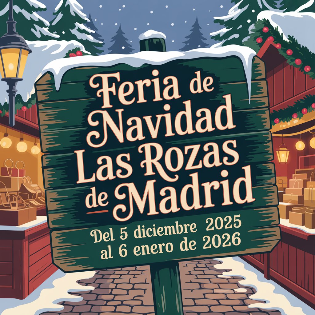 Feria de Navidad de Las Rozas de Madrid 2025