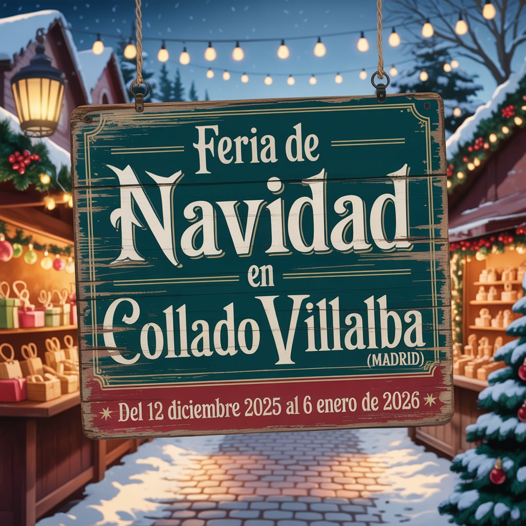 Feria de Navidad en Collado Villalba (Madrid) 2025