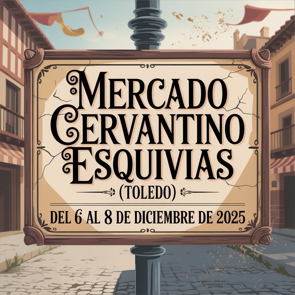 Mercado Cervantino de Esquivias (Toledo) 2025 España