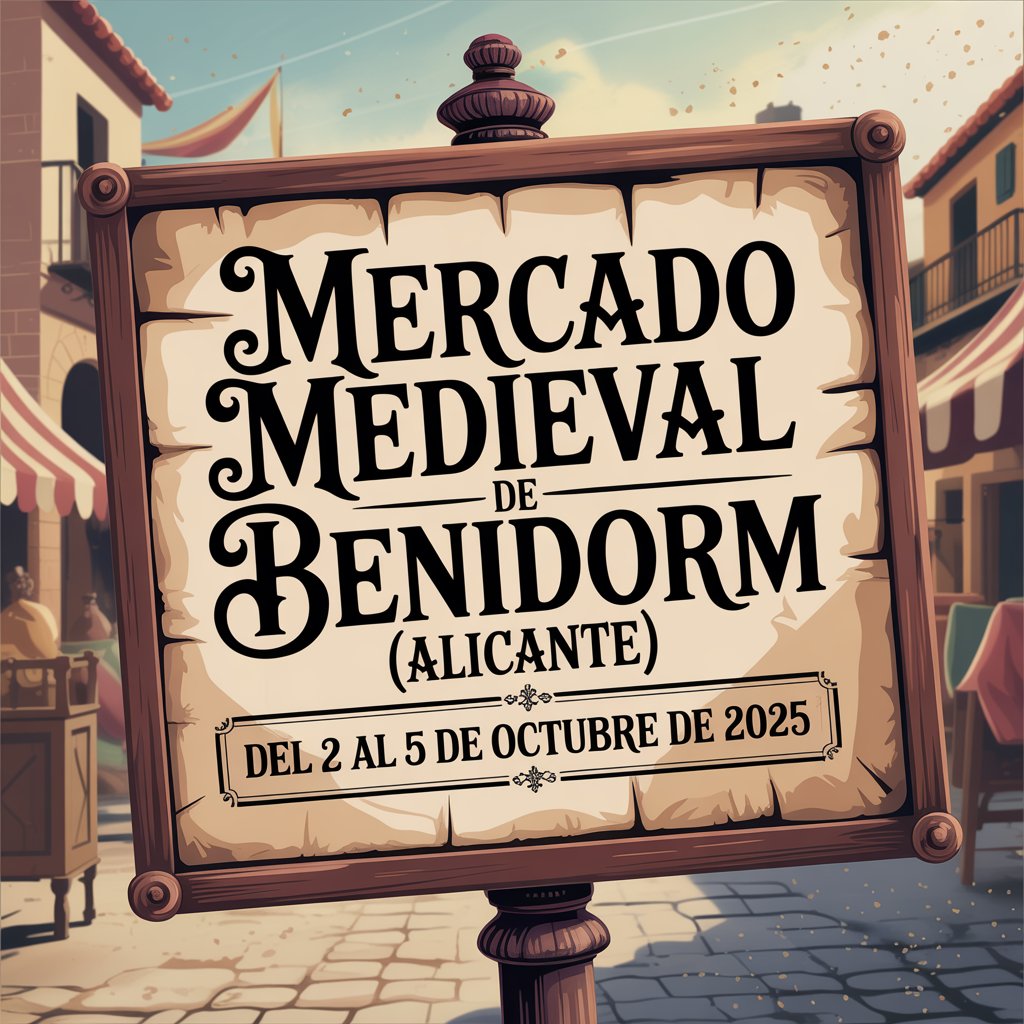 Mercado Medieval de Benidorm (Alicante) | 2 al 5 de octubre de 2025