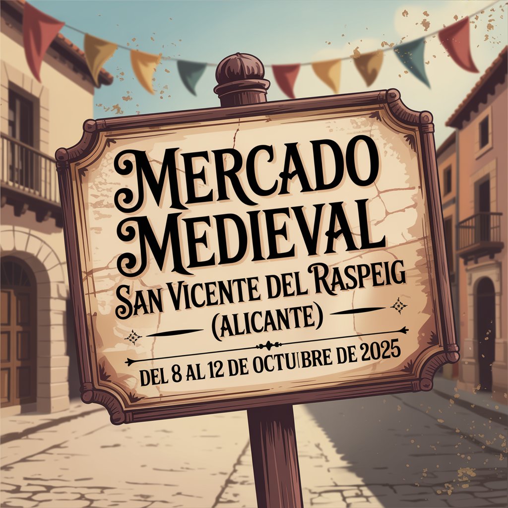 Mercado Medieval de San Vicente del Raspeig (Alicante) 2025