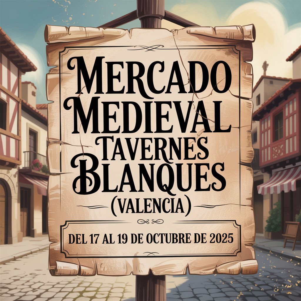 Mercado Medieval en Tavernes Blanques (Valencia) 2025