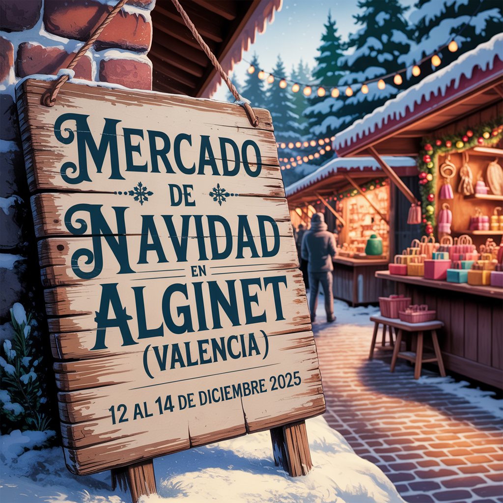 Mercado de Navidad en Alginet (Valencia) 2025