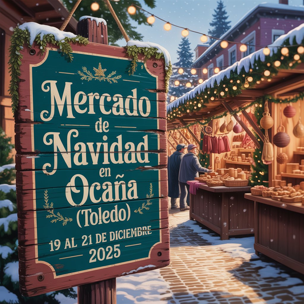 Mercado de Navidad en Ocaña (Toledo) 2025
