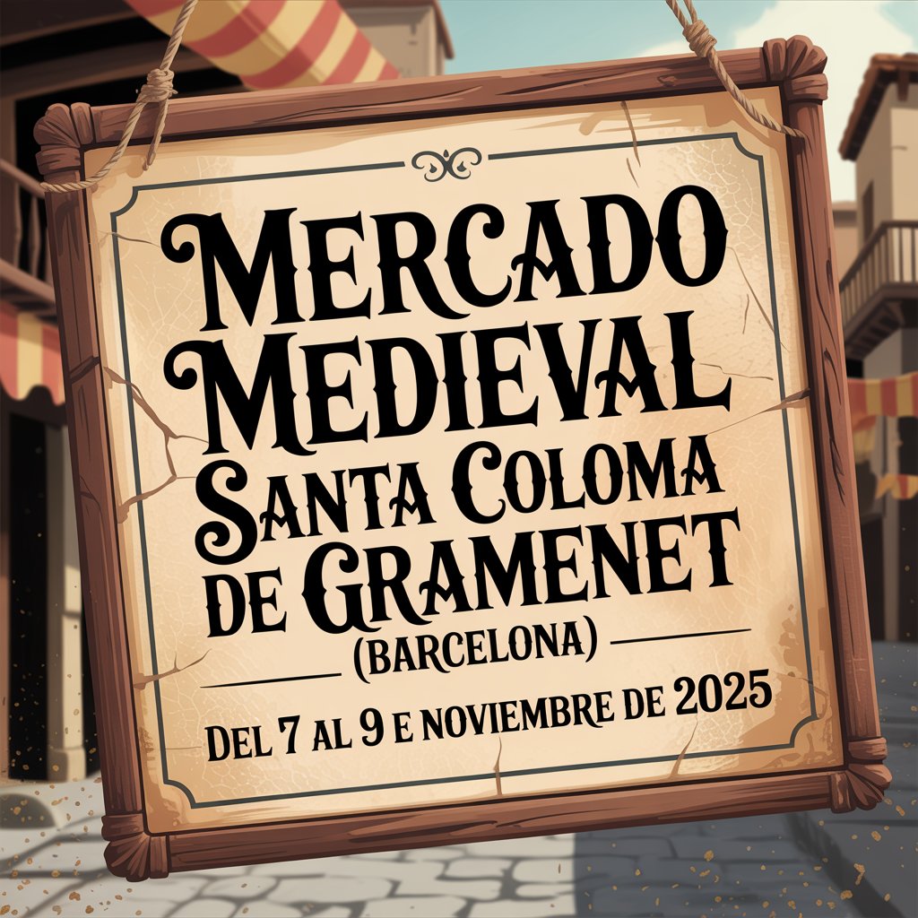 Mercado medieval de Santa Coloma de Gramenet (Barcelona) 2025