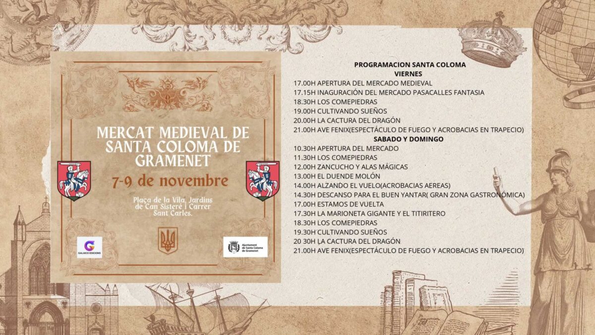 Mercado medieval de Santa Coloma de Gramenet (Barcelona) 2025