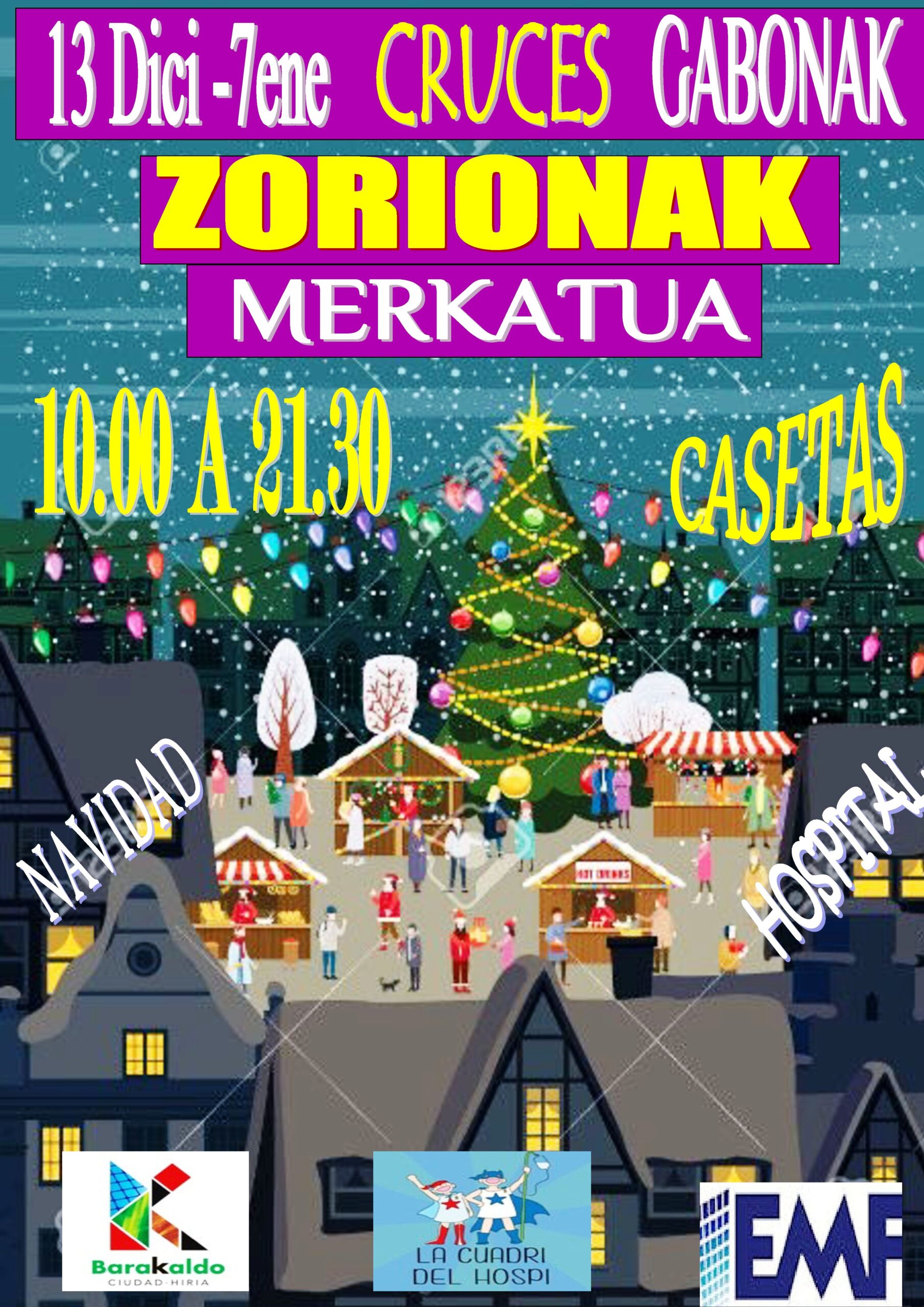 Mercado de Navidad de Cruces en Barakaldo (Bizkaia) 2025