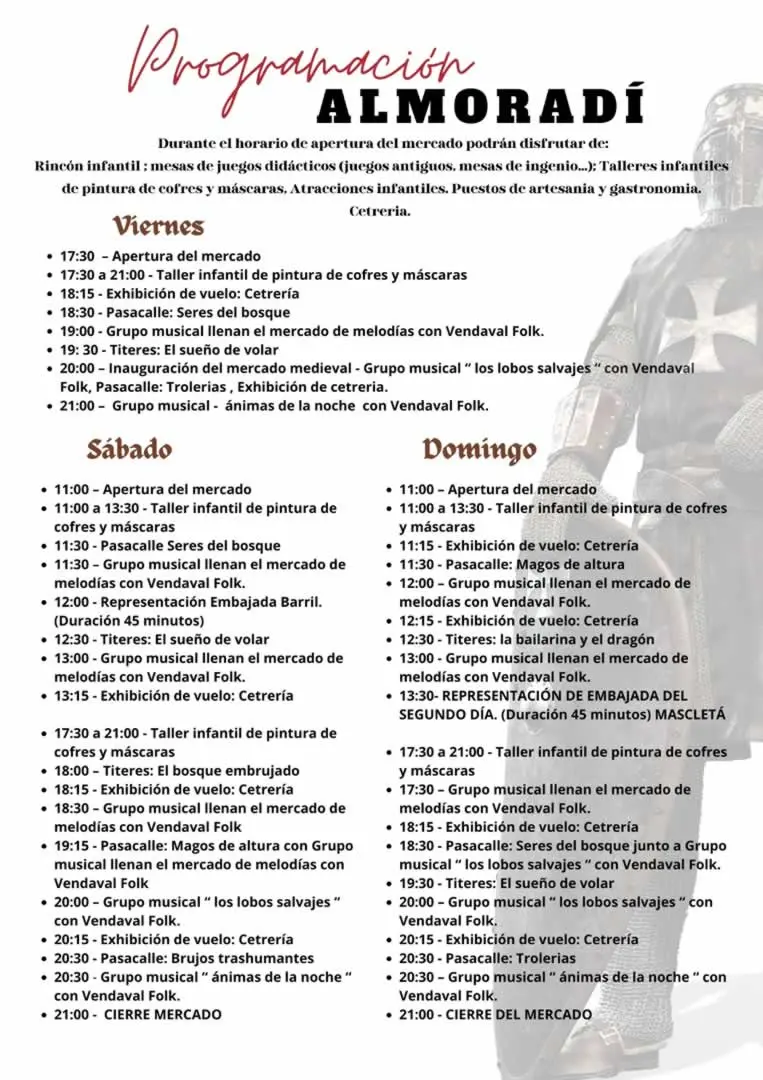 Mercado Medieval de Almoradí (Alicante) 2025