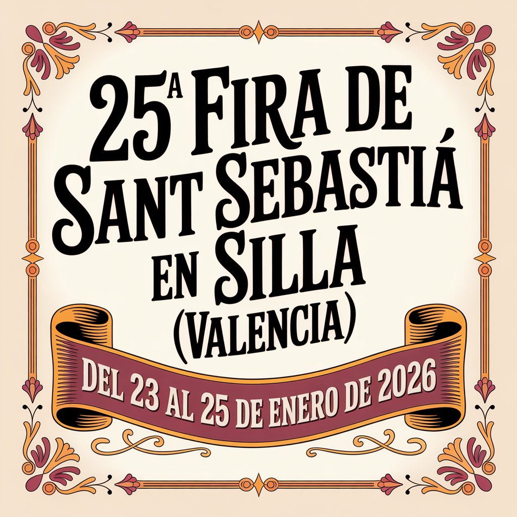 25ª Fira de Sant Sebastià en Silla (Valencia) 2025