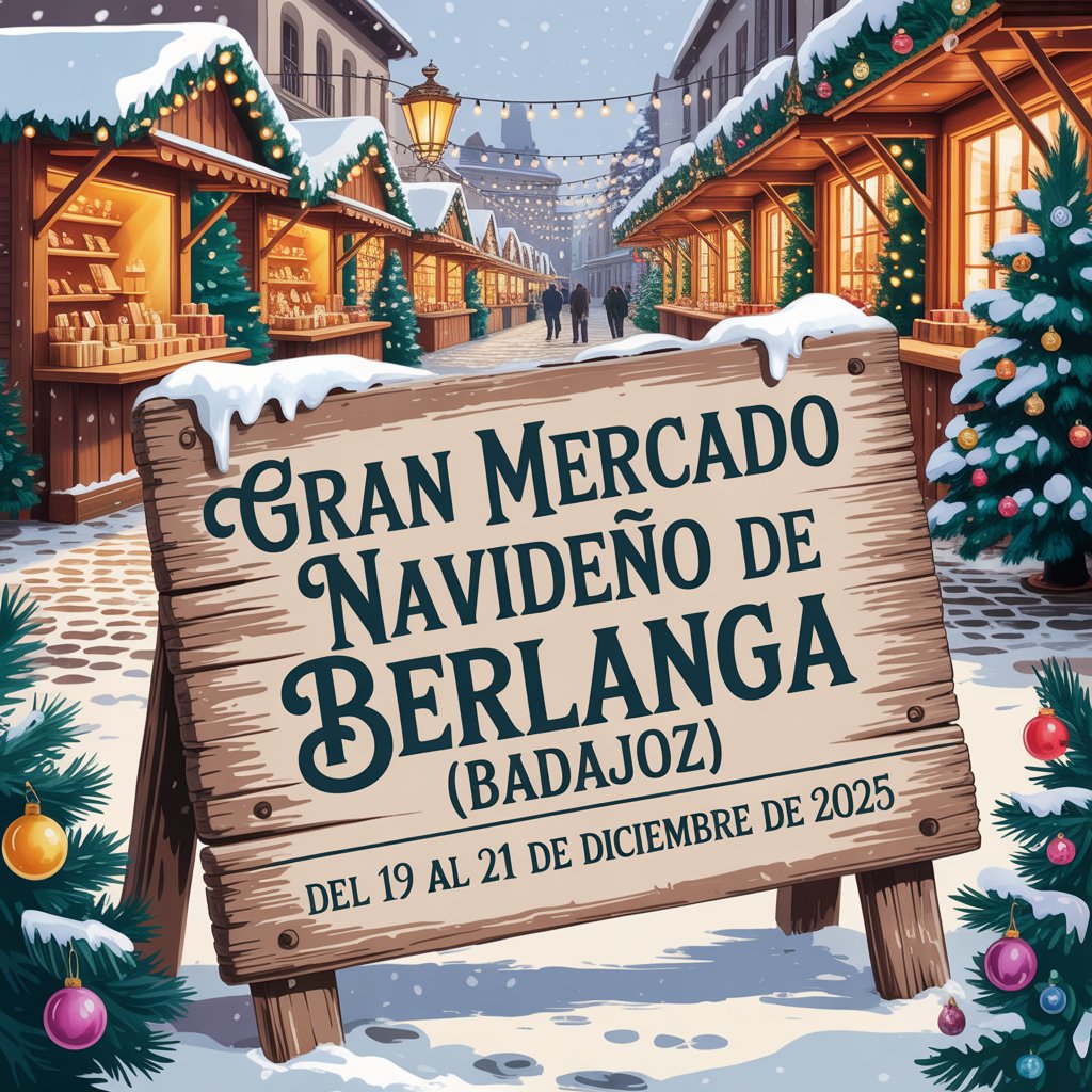 Gran Mercado Navideño de Berlanga (Badajoz) 2025