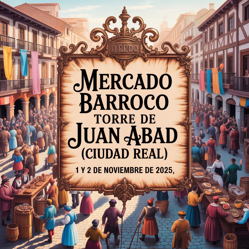 Mercado Barroco en Torre de Juan Abad (Ciudad Real) 2025