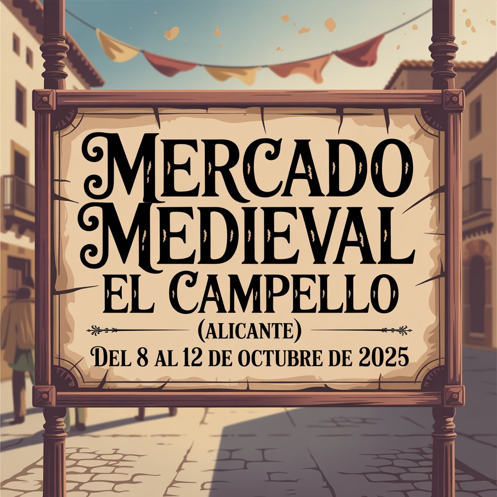 Mercado Medieval El Campello (Alicante) 2025