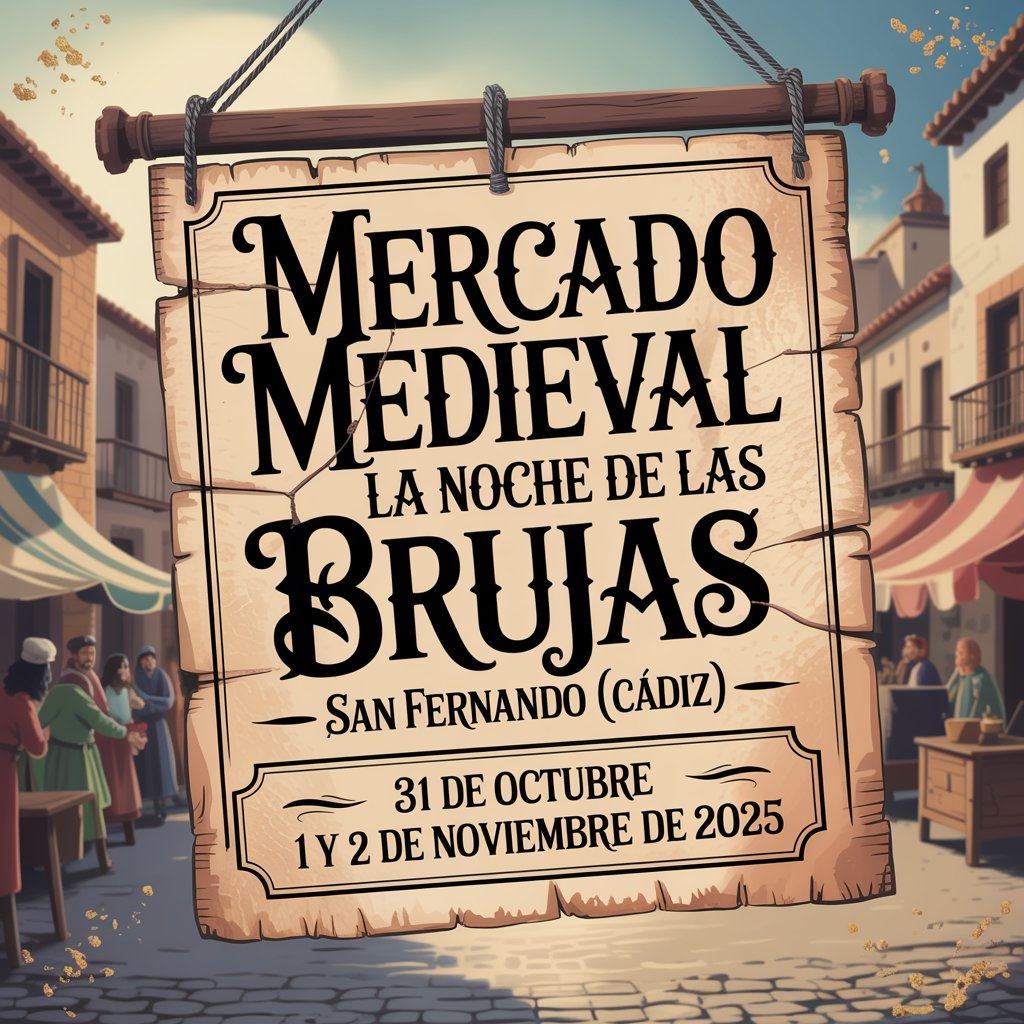 Mercado Medieval “La Noche de las Brujas” – San Fernando (Cádiz) 2025