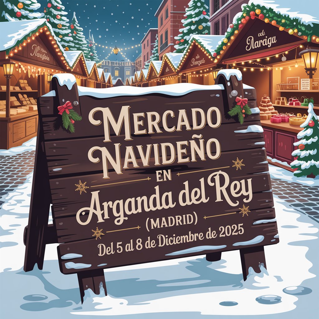Mercado Navideño en Arganda del Rey (Madrid) 2025
