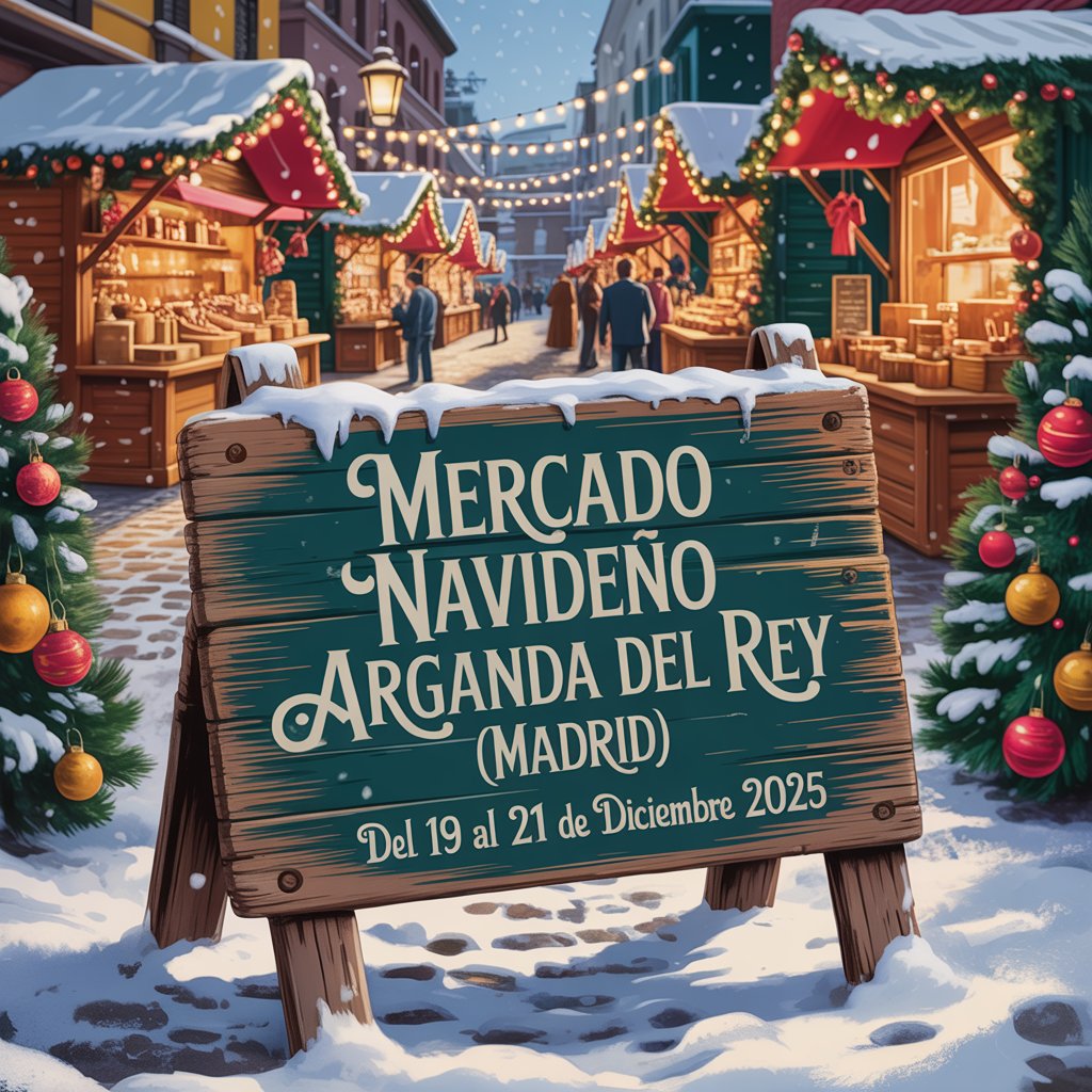 Mercado Navideño en Arganda del Rey (Madrid) 2025