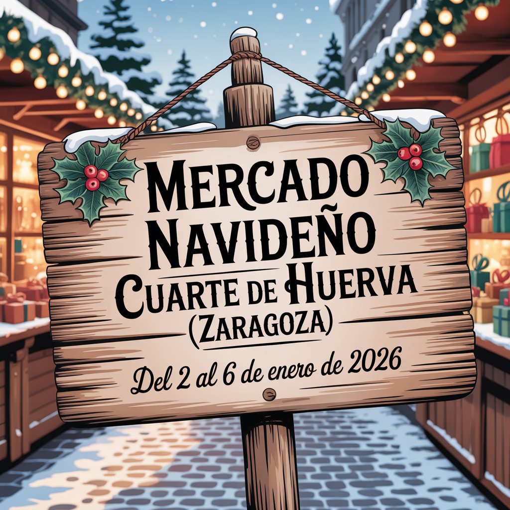 Mercado Navideño en Cuarte de Huerva (Zaragoza) 2026