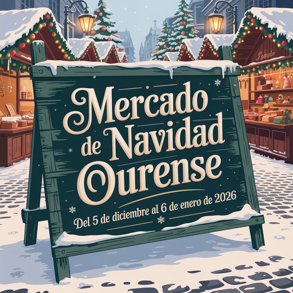 Mercado de Navidad de Ourense 2025