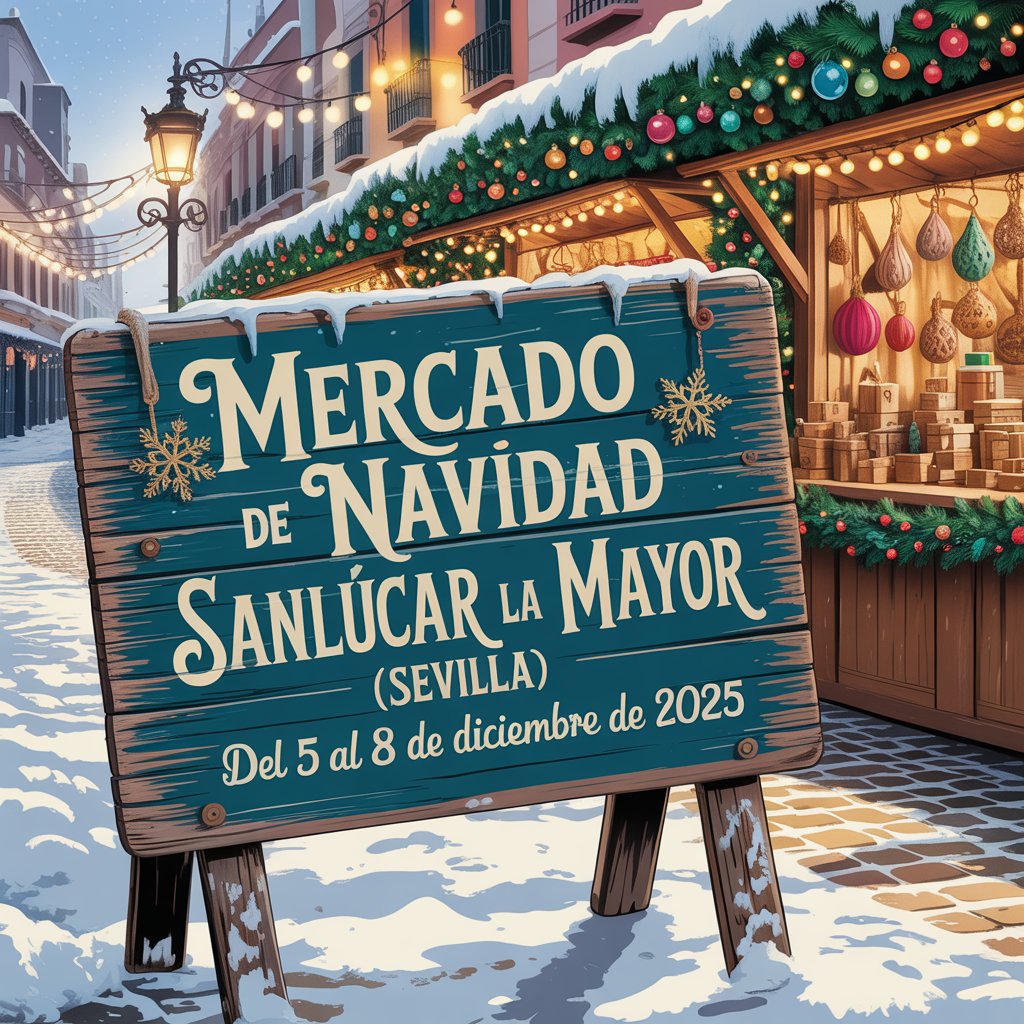 Mercado de Navidad de Sanlúcar La Mayor (Sevilla) 2025