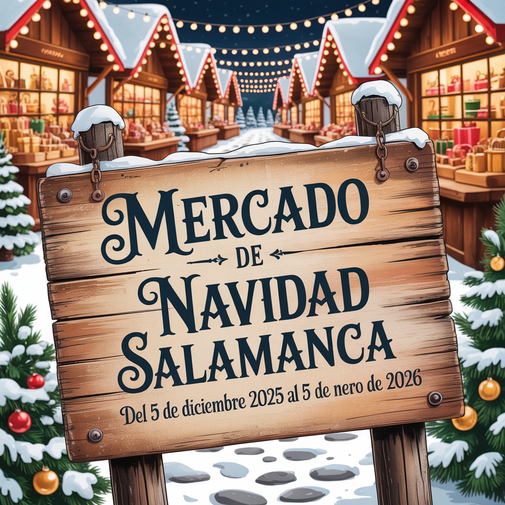 Mercado de Navidad en Salamanca 2025