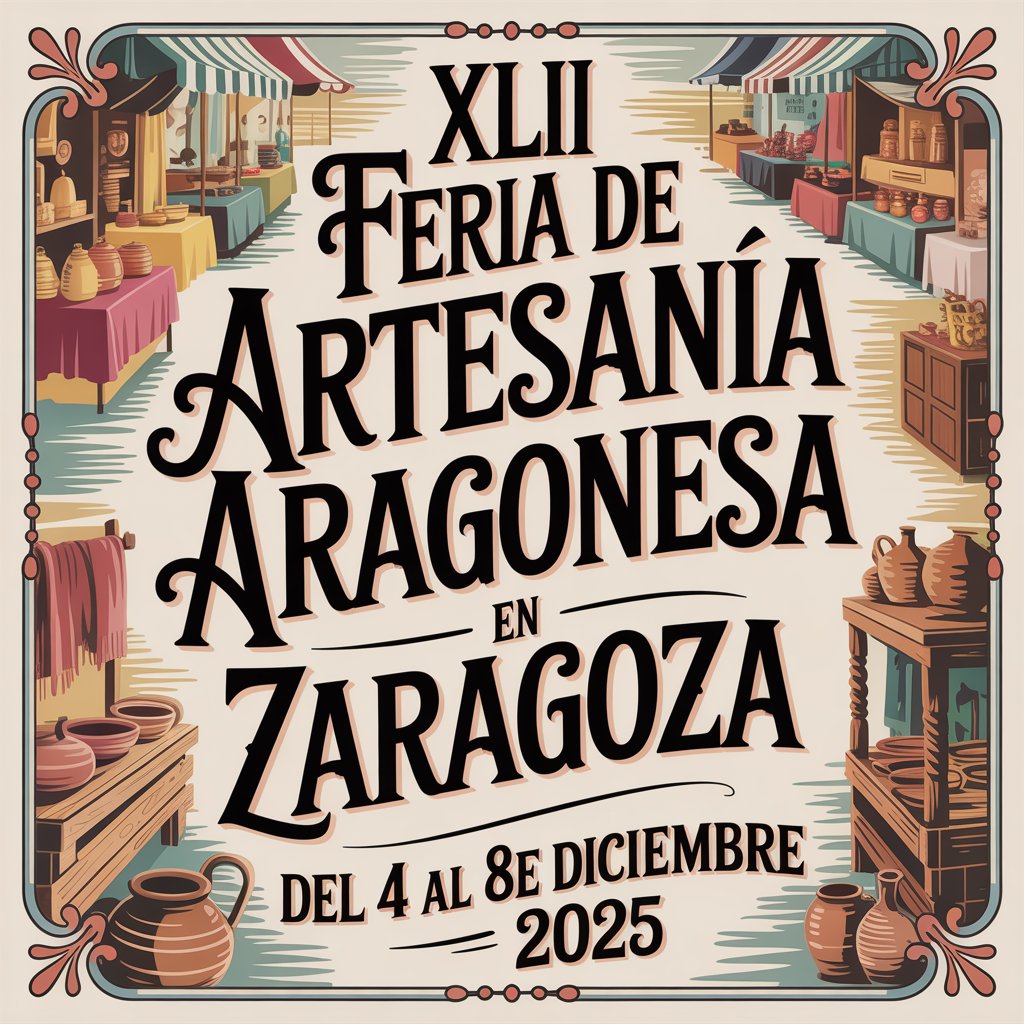 XLII Feria de Artesanía Aragonesa en Zaragoza 2025