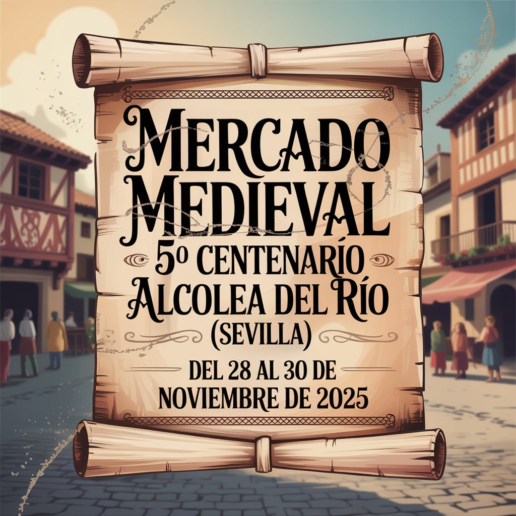 Mercado Medieval 5º Centenario Alcolea del Río (Sevilla) 2025