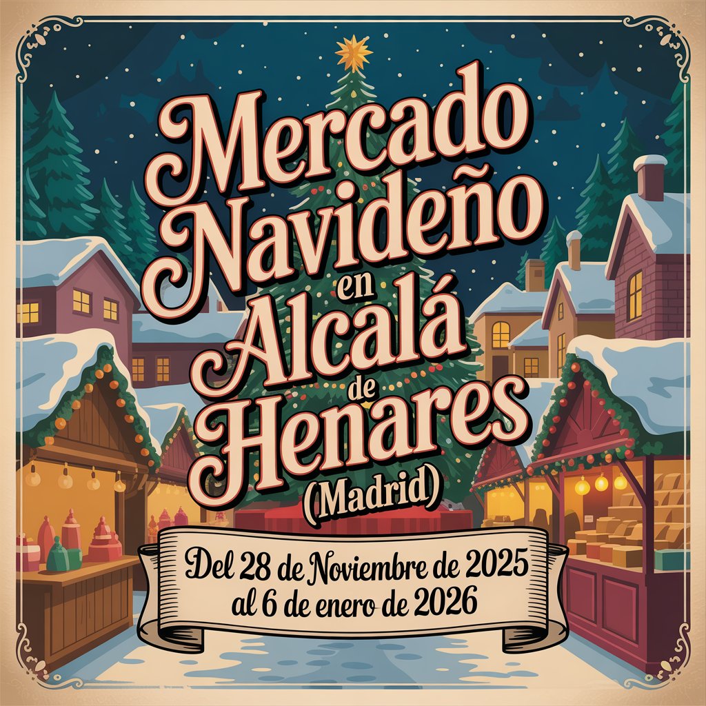 Mercado Navideño de Alcalá de Henares (Madrid) 2025