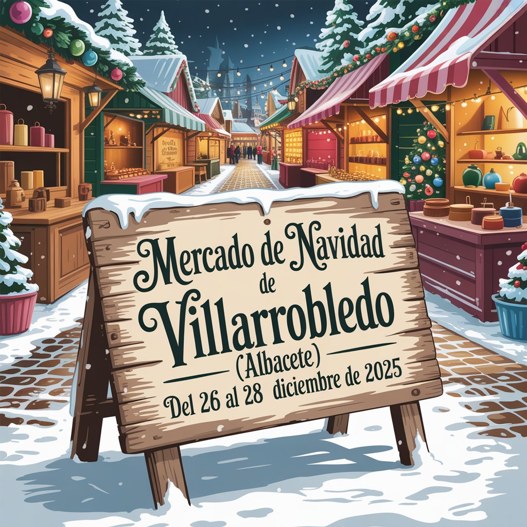 Mercado de Navidad de Villarrobledo (Albacete) 2025