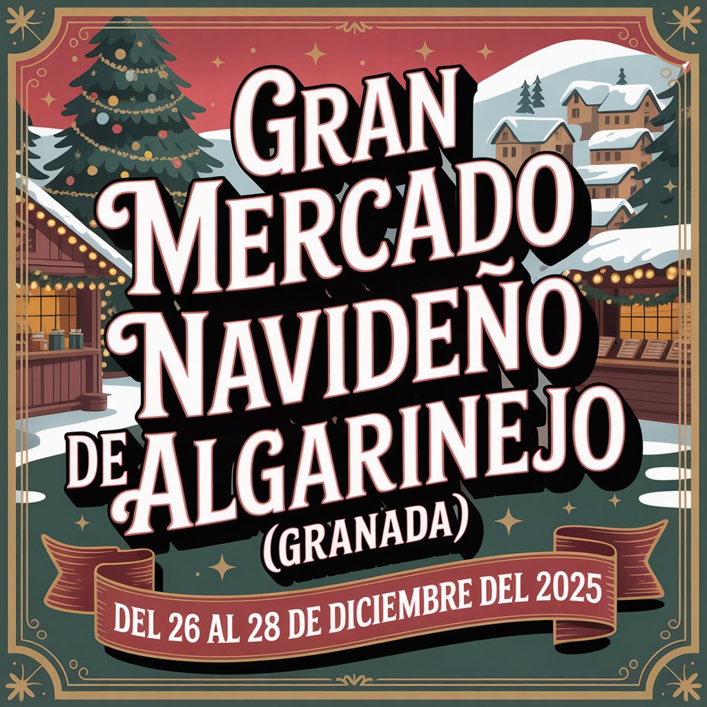 Gran Mercado Navideño de Algarinejo (Granada) 2025