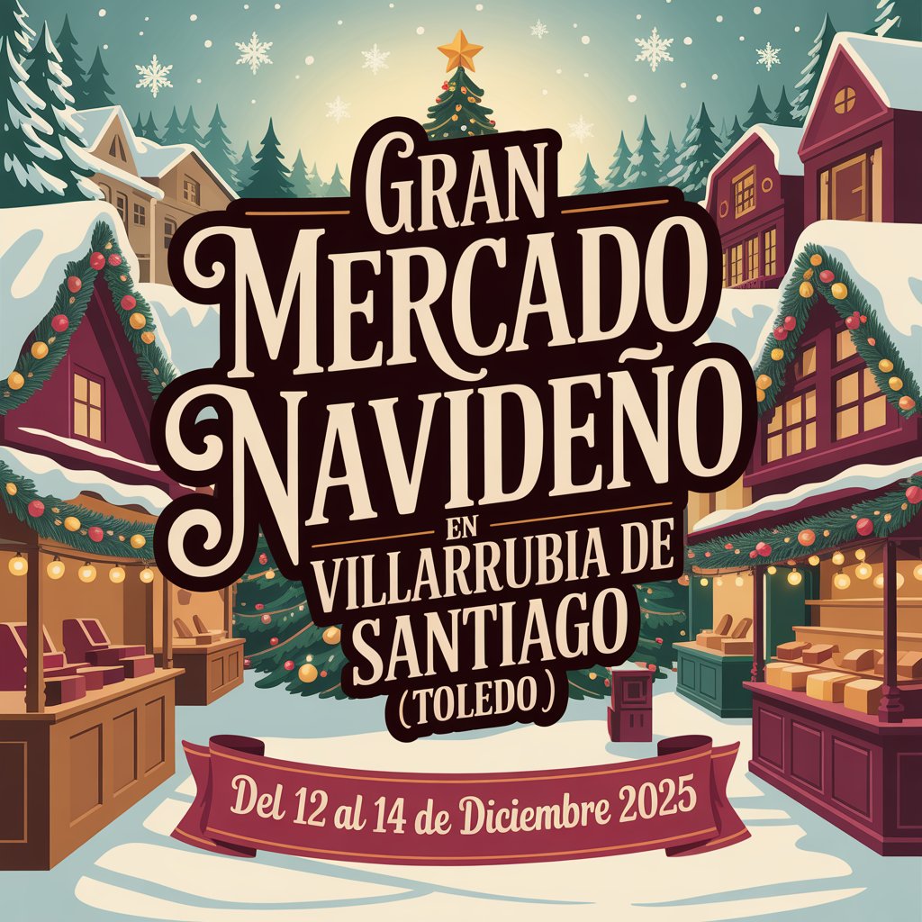 Gran Mercado Navideño en Villarrubia de Santiago (Toledo) 2025